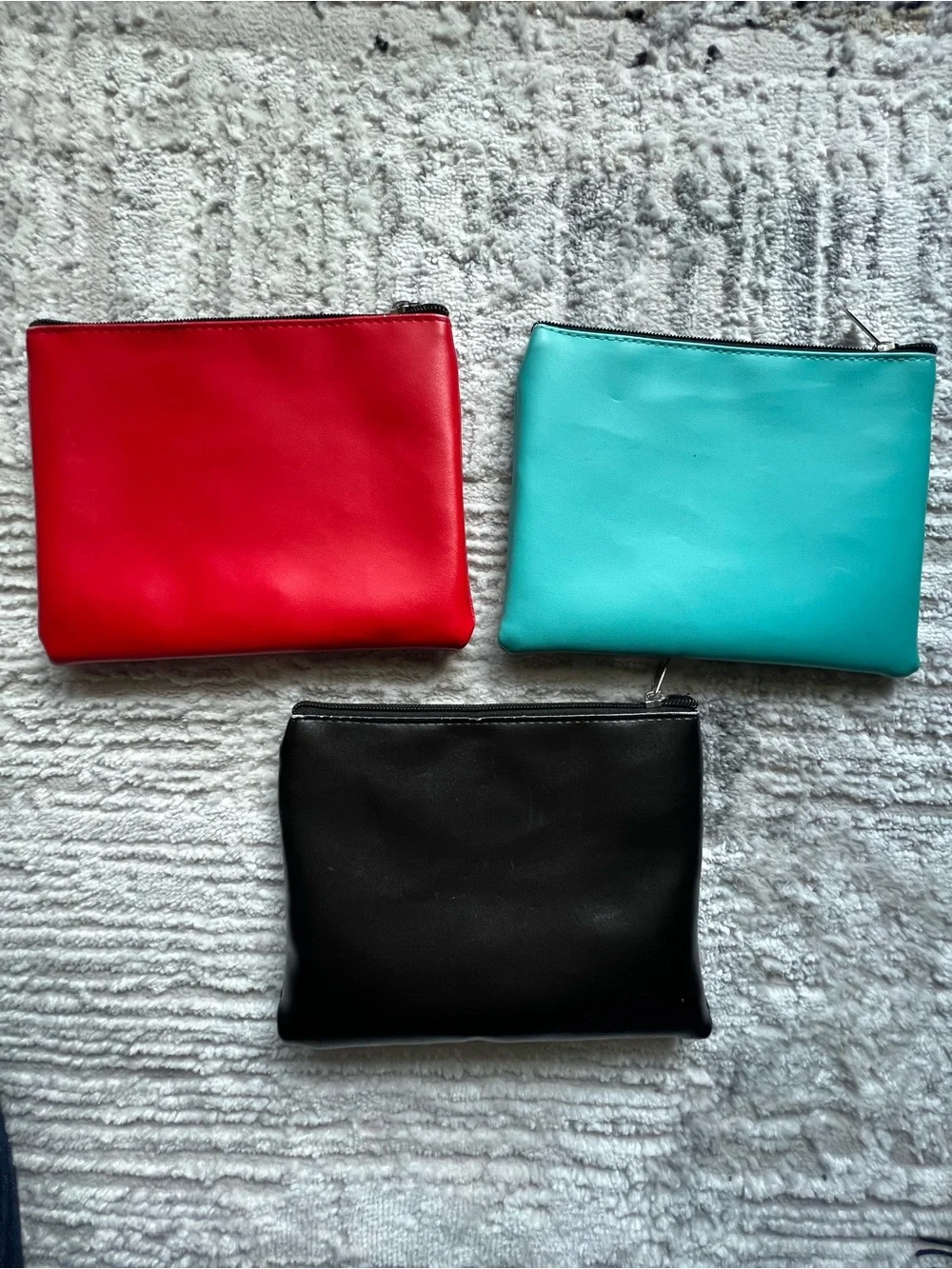 FRIENDS™ Black Logo Zip Pouch - Compact Travel Makeup Bags